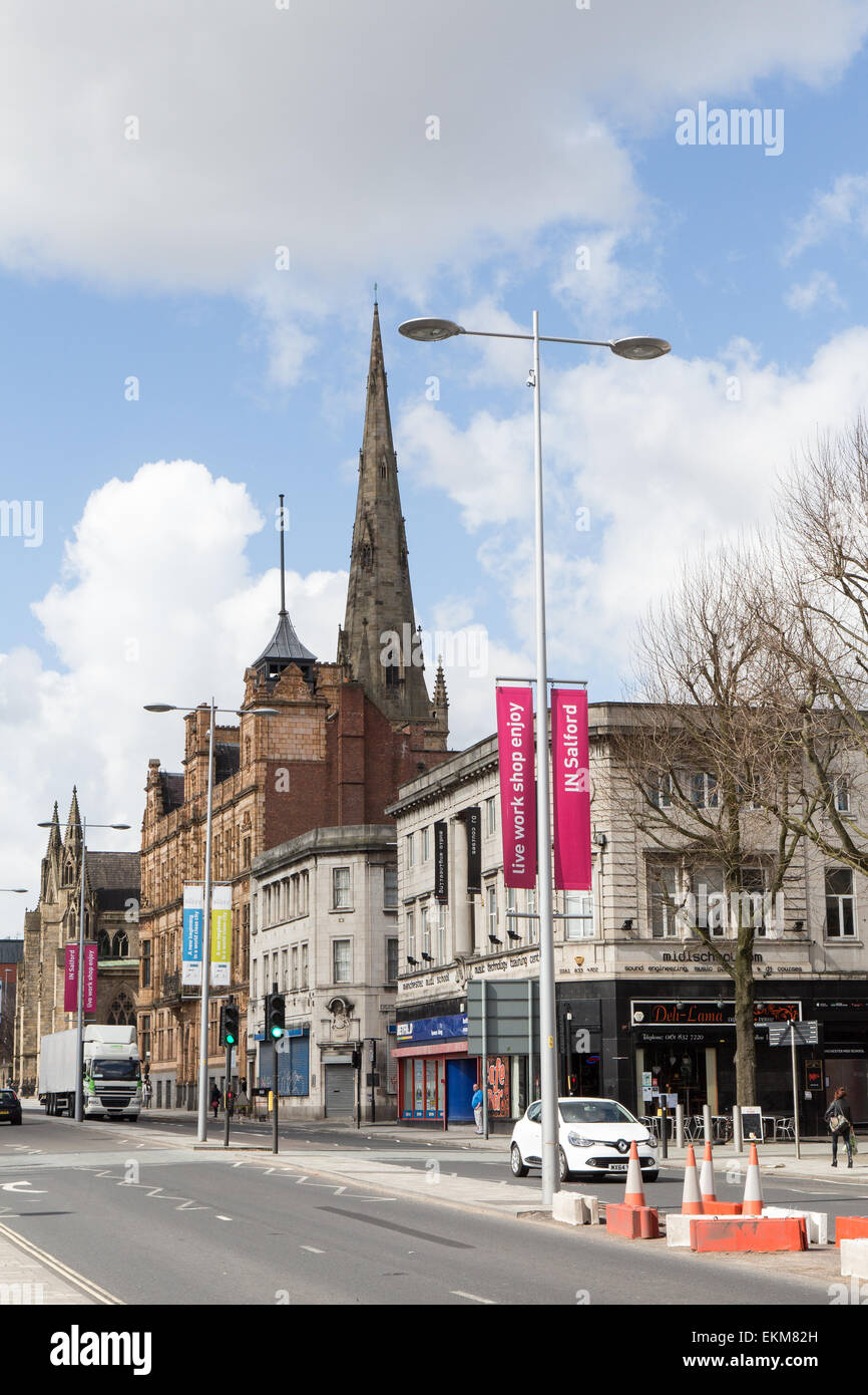 Salford, part of Greater Manchester Stock Photo Alamy