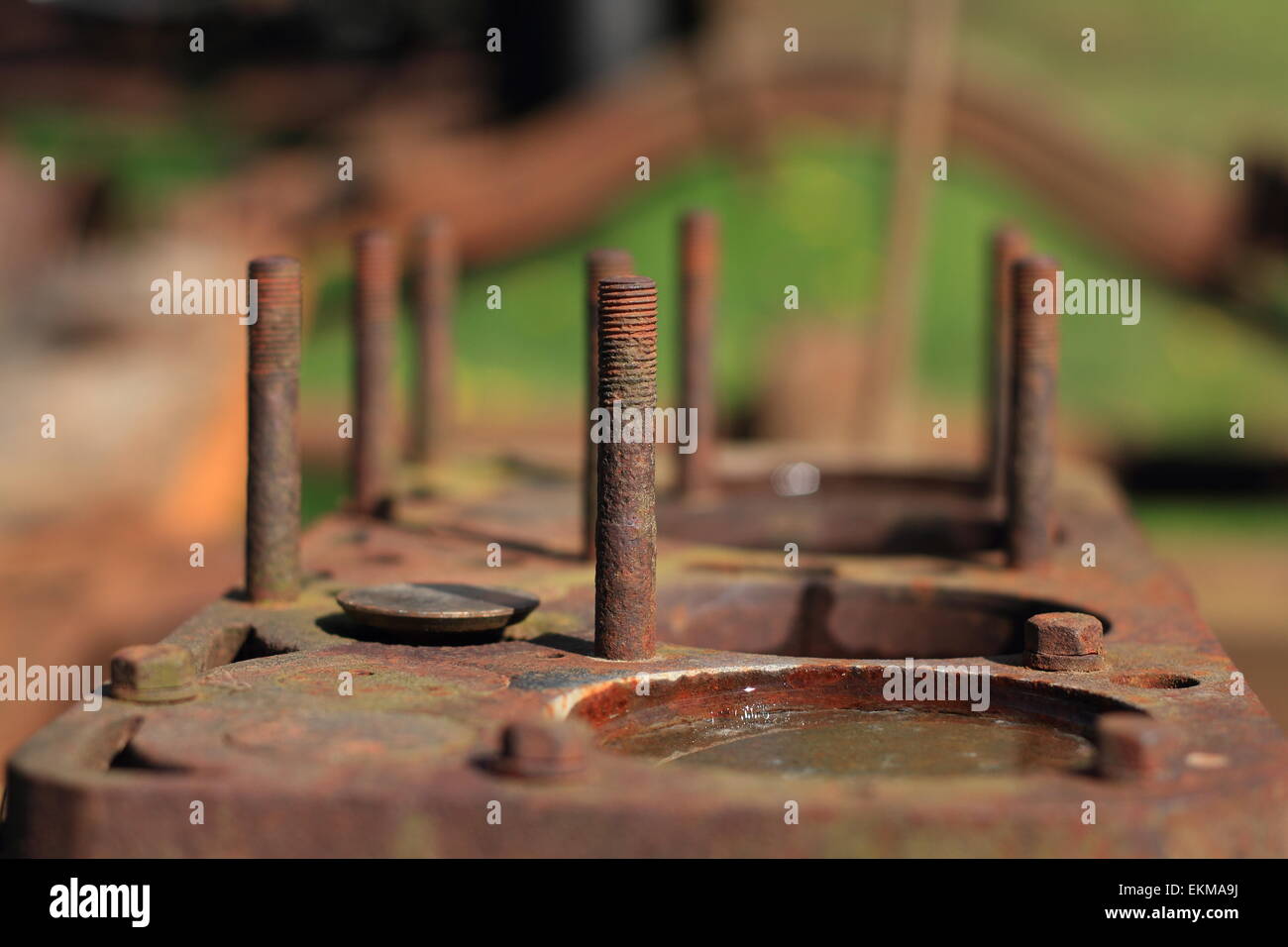 Old engine piston cylinders hi-res stock photography and images - Alamy