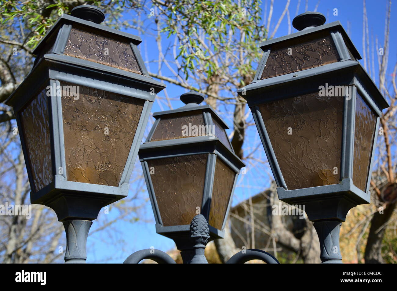 Street Lights in the South of France Stock Photo - Alamy