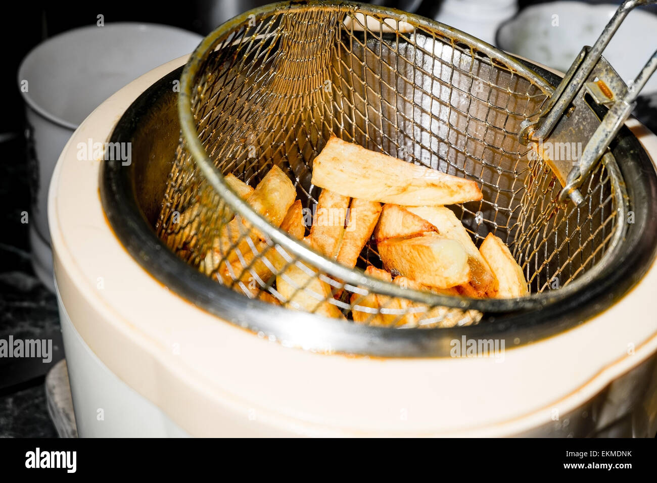 Deep fat fryer chips hires stock photography and images Alamy
