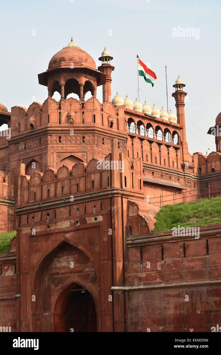 India new delhi red fort hi-res stock photography and images - Alamy