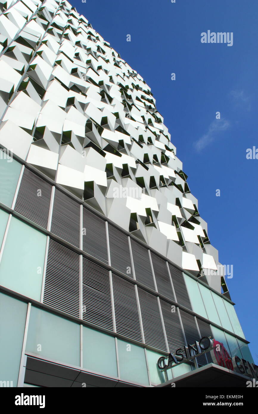 Sheffield's Charles Street car park building, nicknamed the 'cheesegrater' by locals due to its