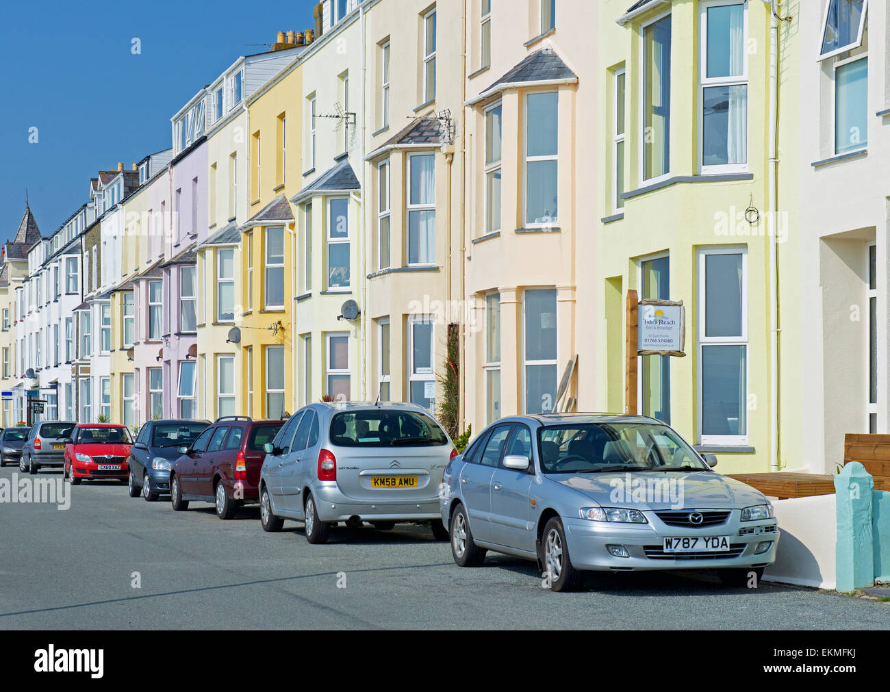Hotels in Tenby, Pembrokeshire, Wales UK Stock Photo