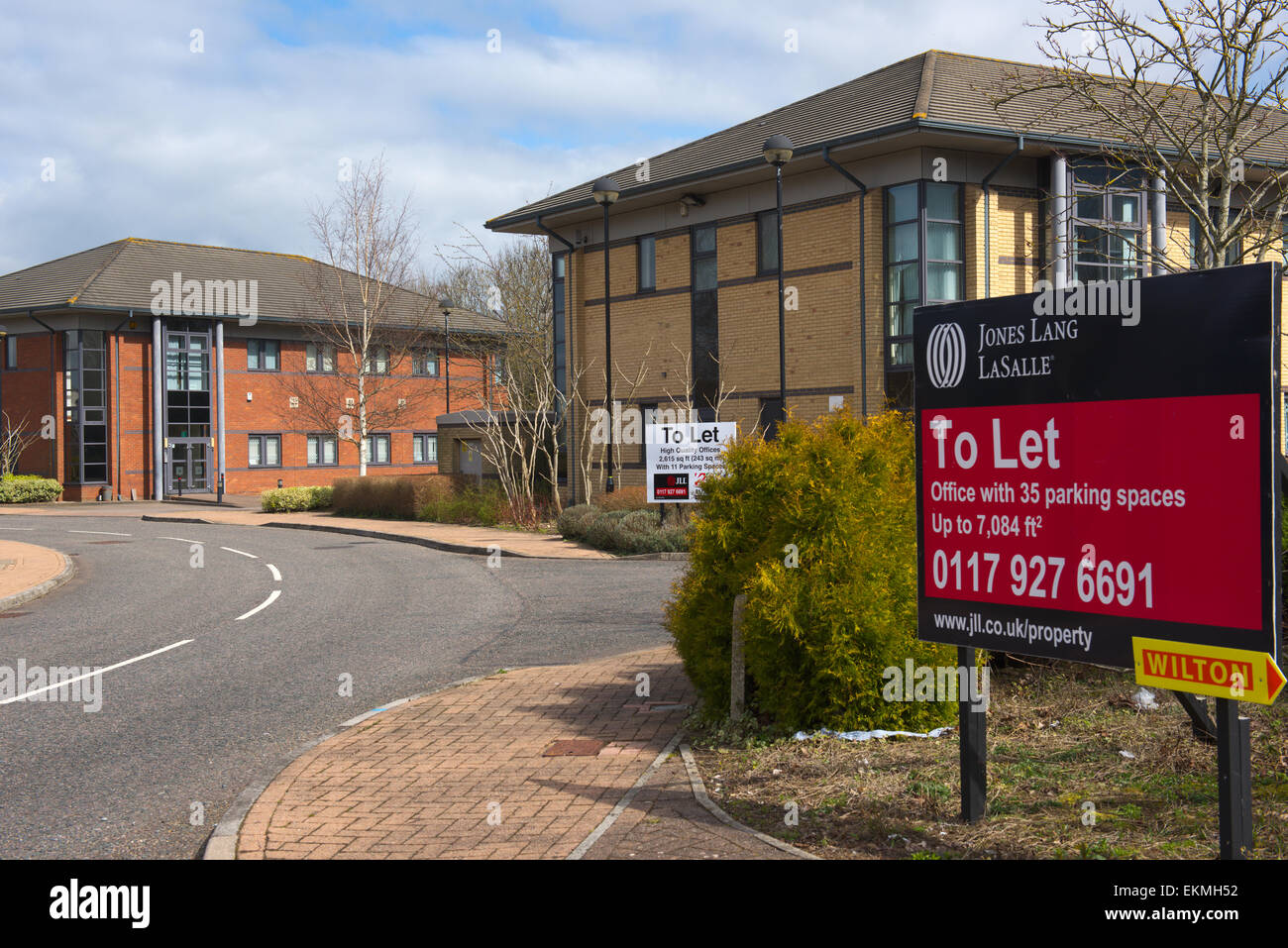 New office buildings to let, Bristol Business Park, Stoke Gifford Stock Photo