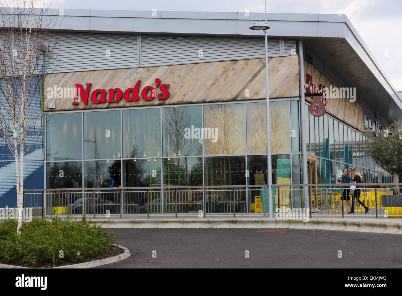 Nando's restaurant, Abbey Wood shopping park, Bristol Stock Photo
