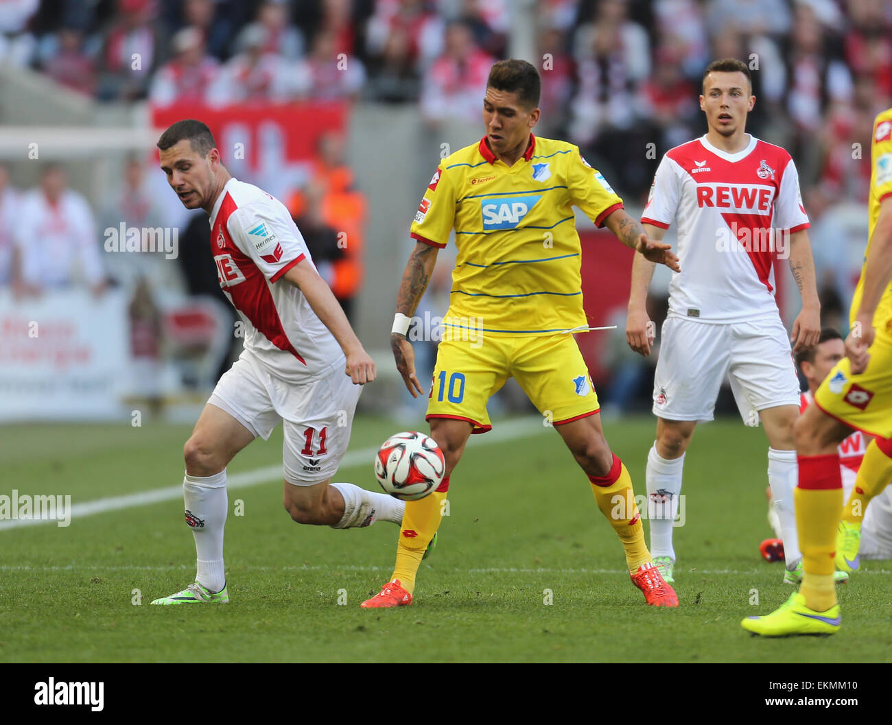 Cologne, Germany, 12 April, 2015. Bundesliga, 1. FC Koeln vs TSG