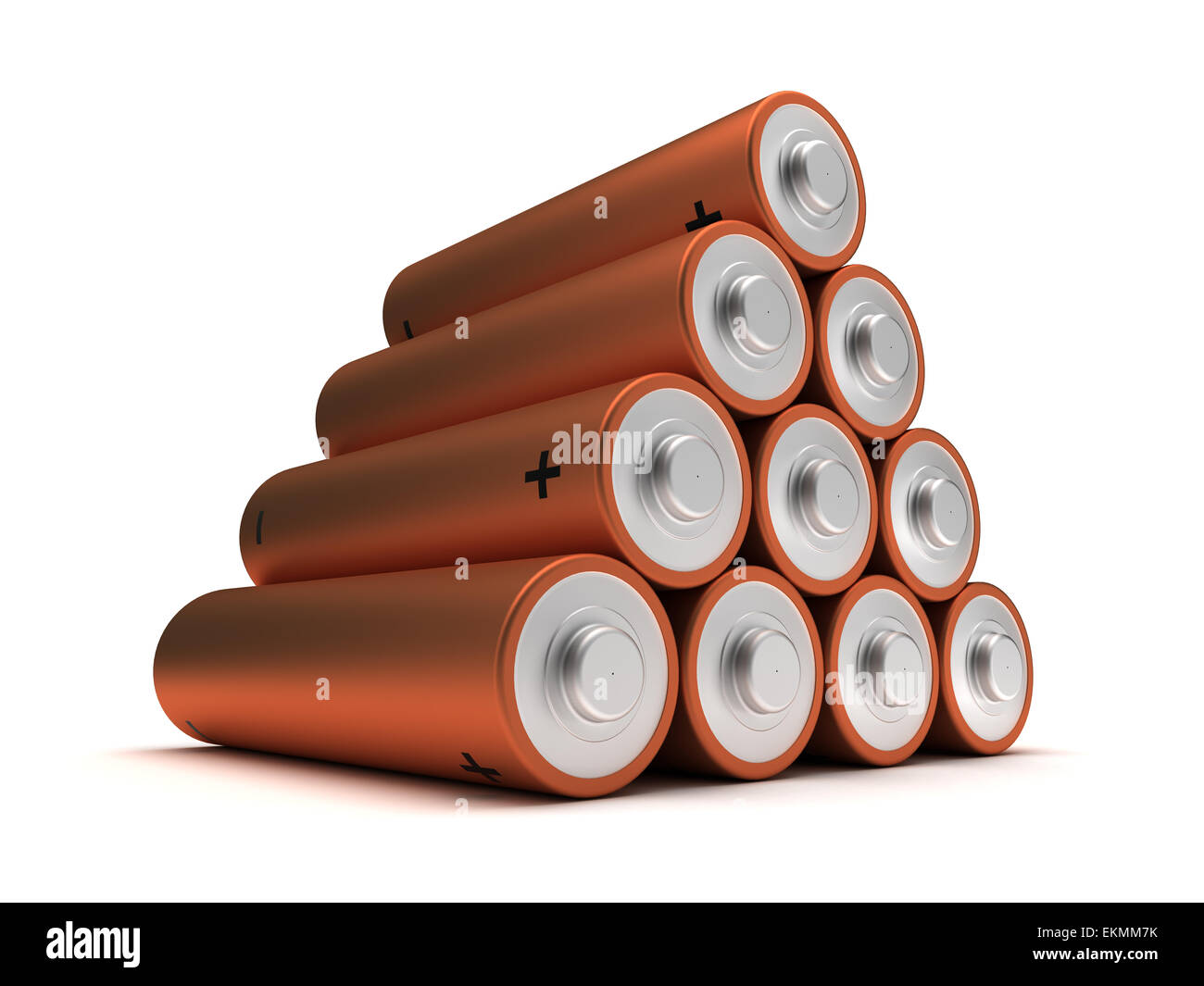 AA Size Batteries Stock Photo Alamy