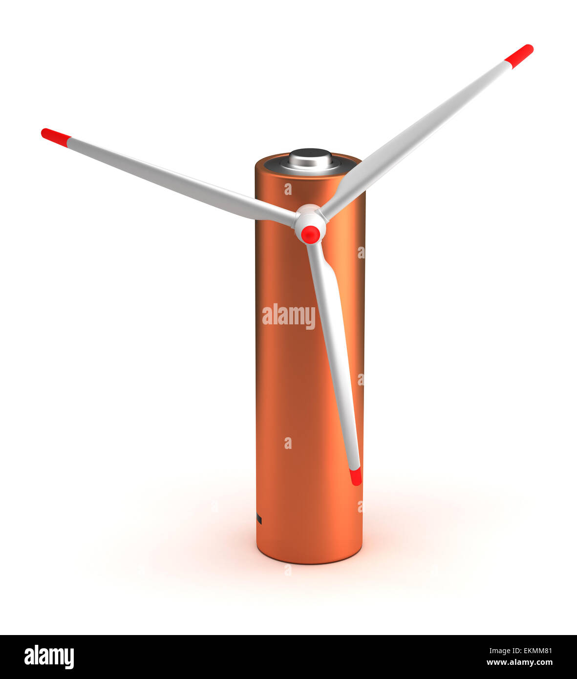 Wind Turbine Battery Stock Photo Alamy