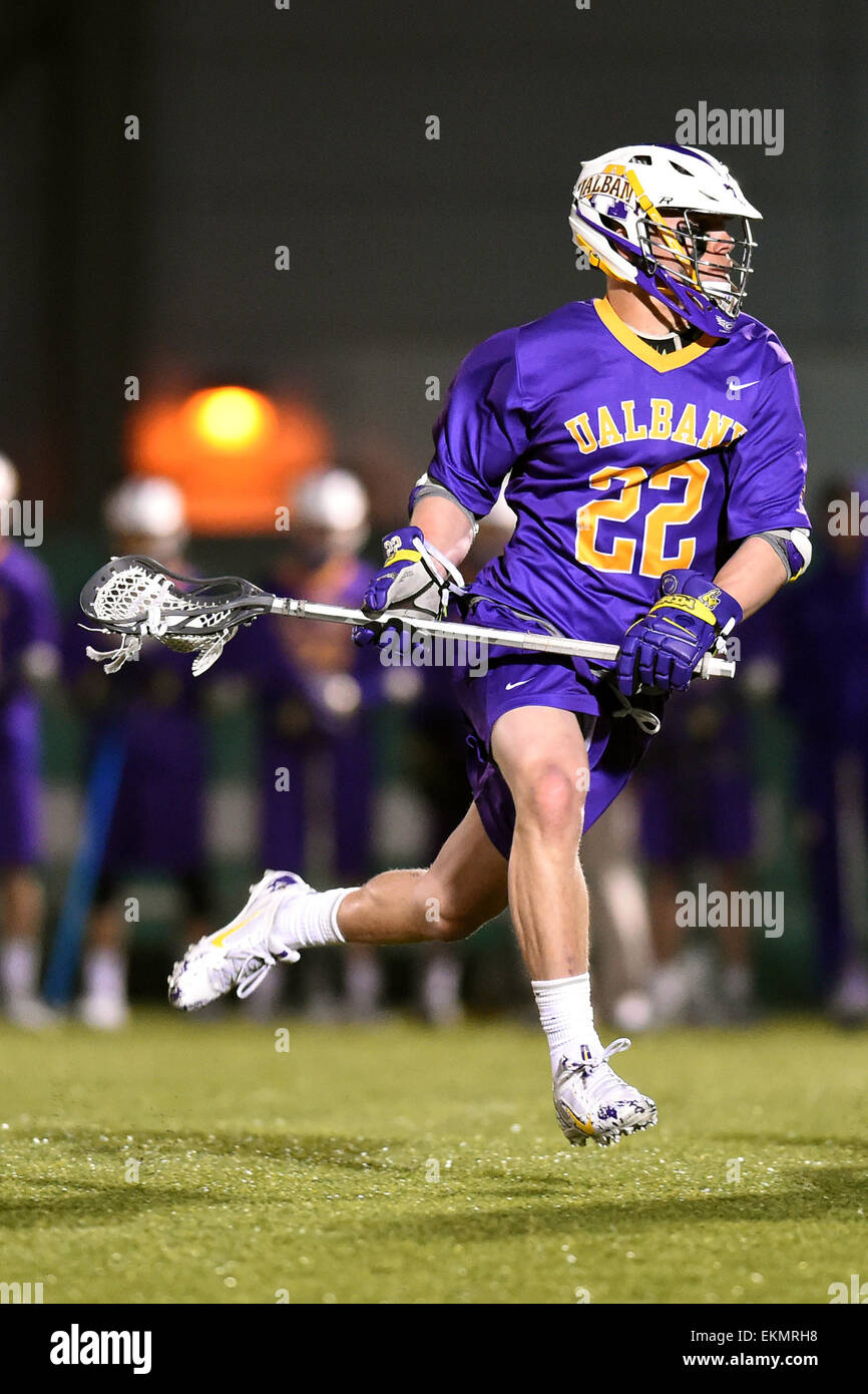 April 11, 2015 Albany Great Danes midfielder Matthew Bertrams (22