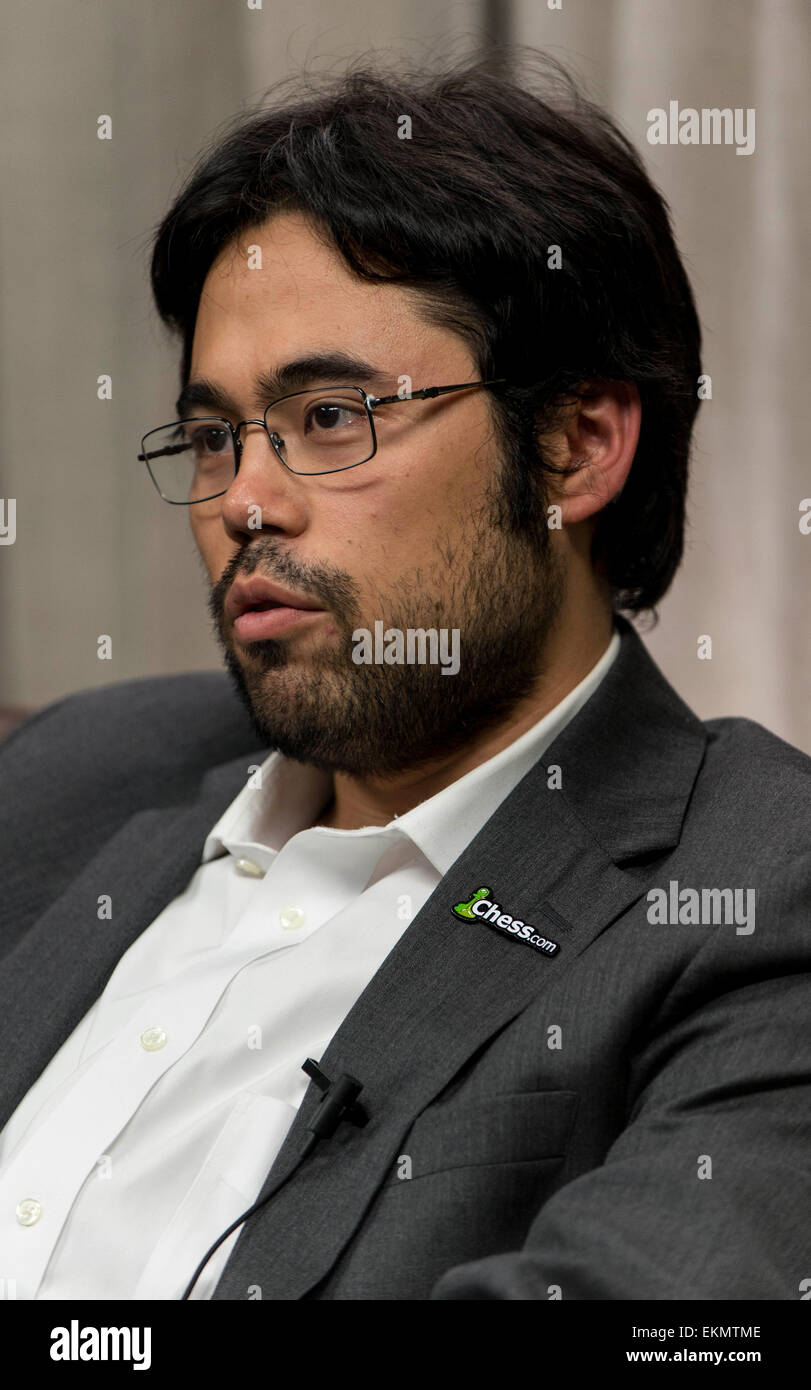 St. Louis, Missouri, USA. 12th Apr, 2015. GM HIKARU NAKAMURA sits