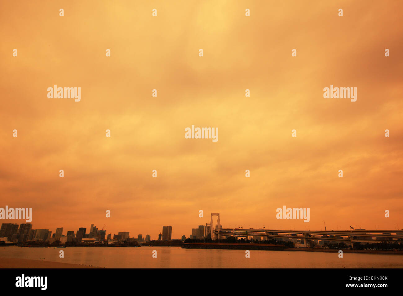 Tokyo cityscape illustration hi-res stock photography and images - Alamy