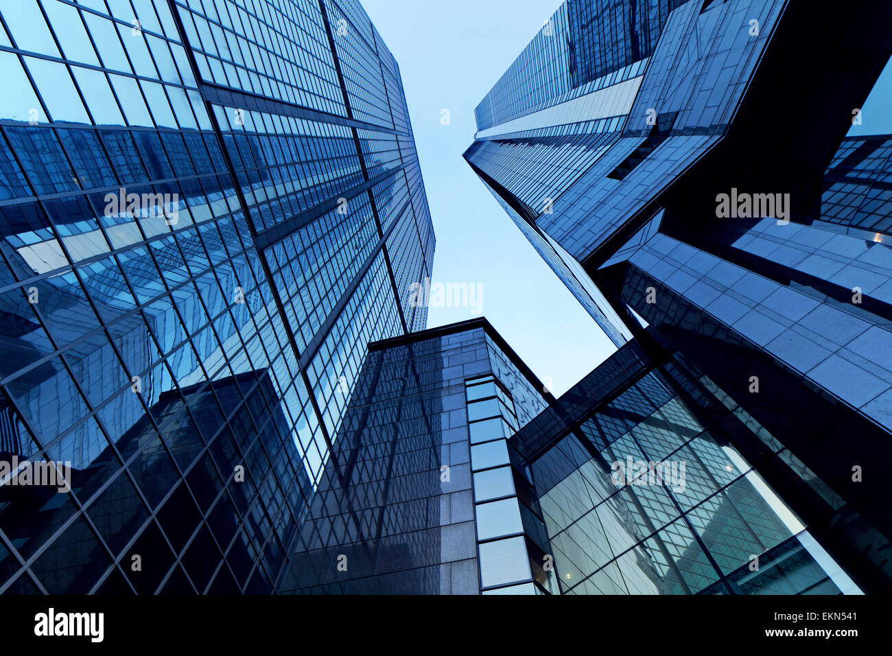 Downtown glass office buildings hi-res stock photography and images - Alamy
