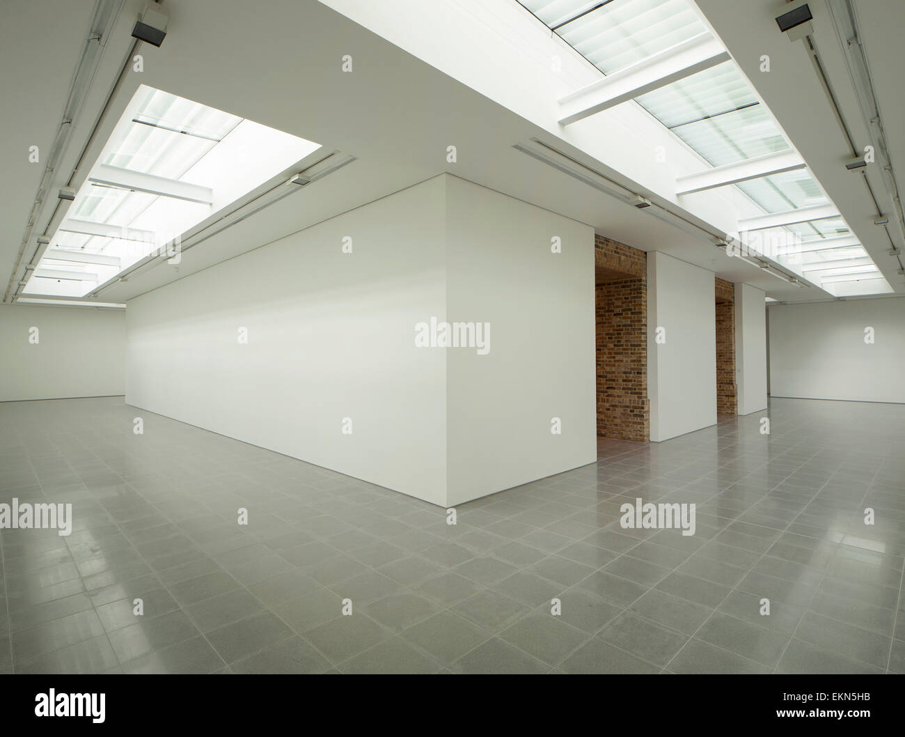 Sackler Gallery interior. Serpentine Sackler Gallery, London, United Kingdom. Architect: Zaha Hadid Architects, 2013. Stock Photo