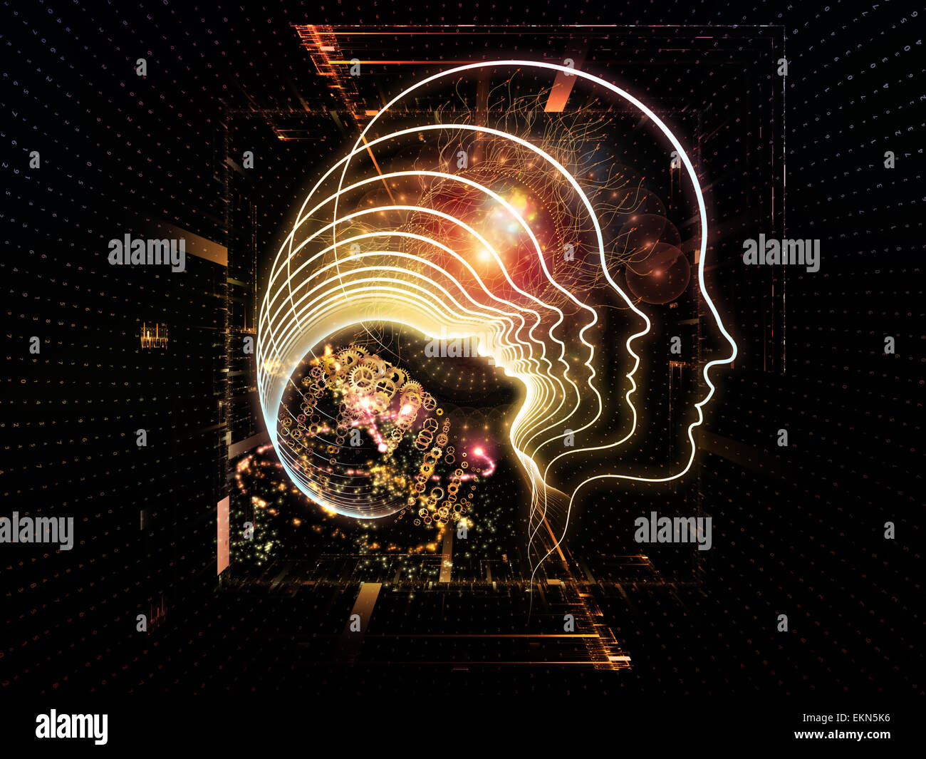 Lights of Consciousness Stock Photo Alamy