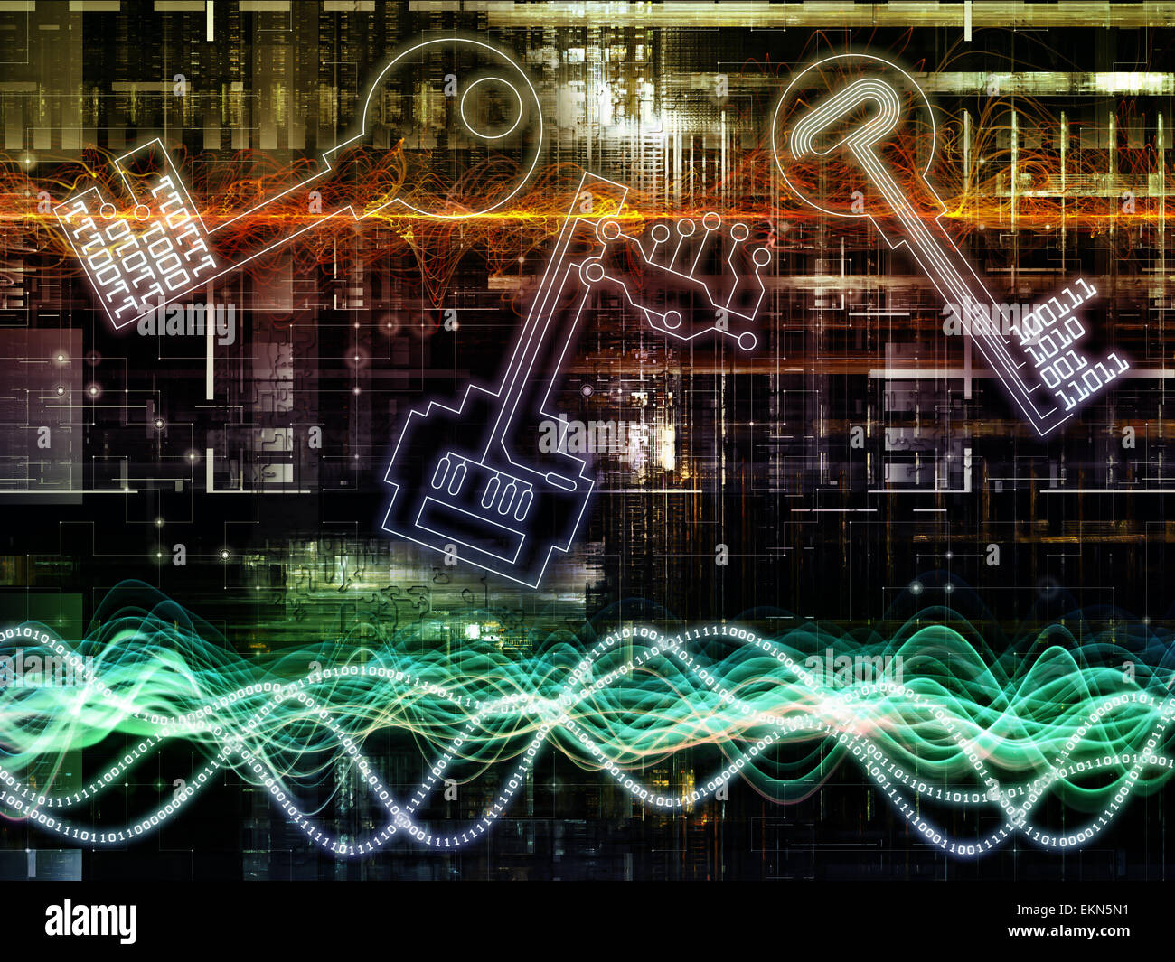 Toward Digital Encryption Stock Photo - Alamy