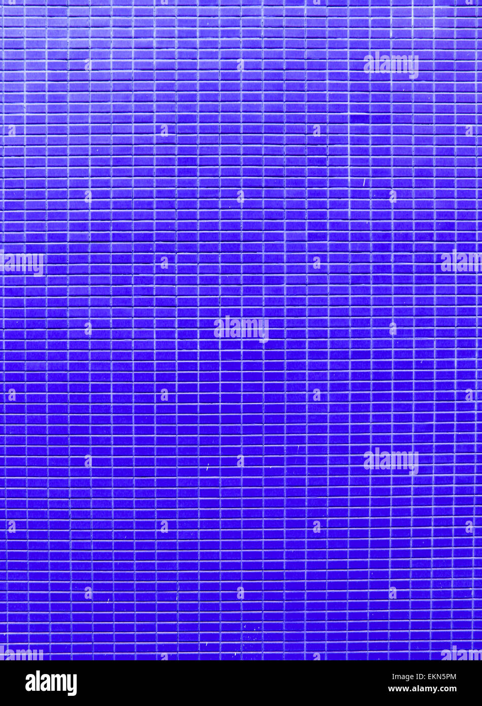 Blue color mosaic wall pattern Stock Photo - Alamy