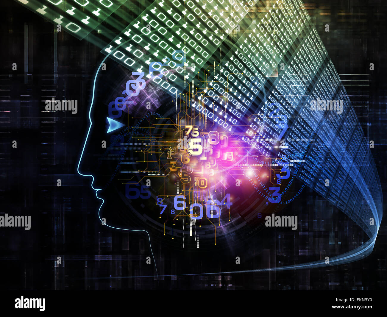 Toward Digital Intelligence Stock Photo Alamy