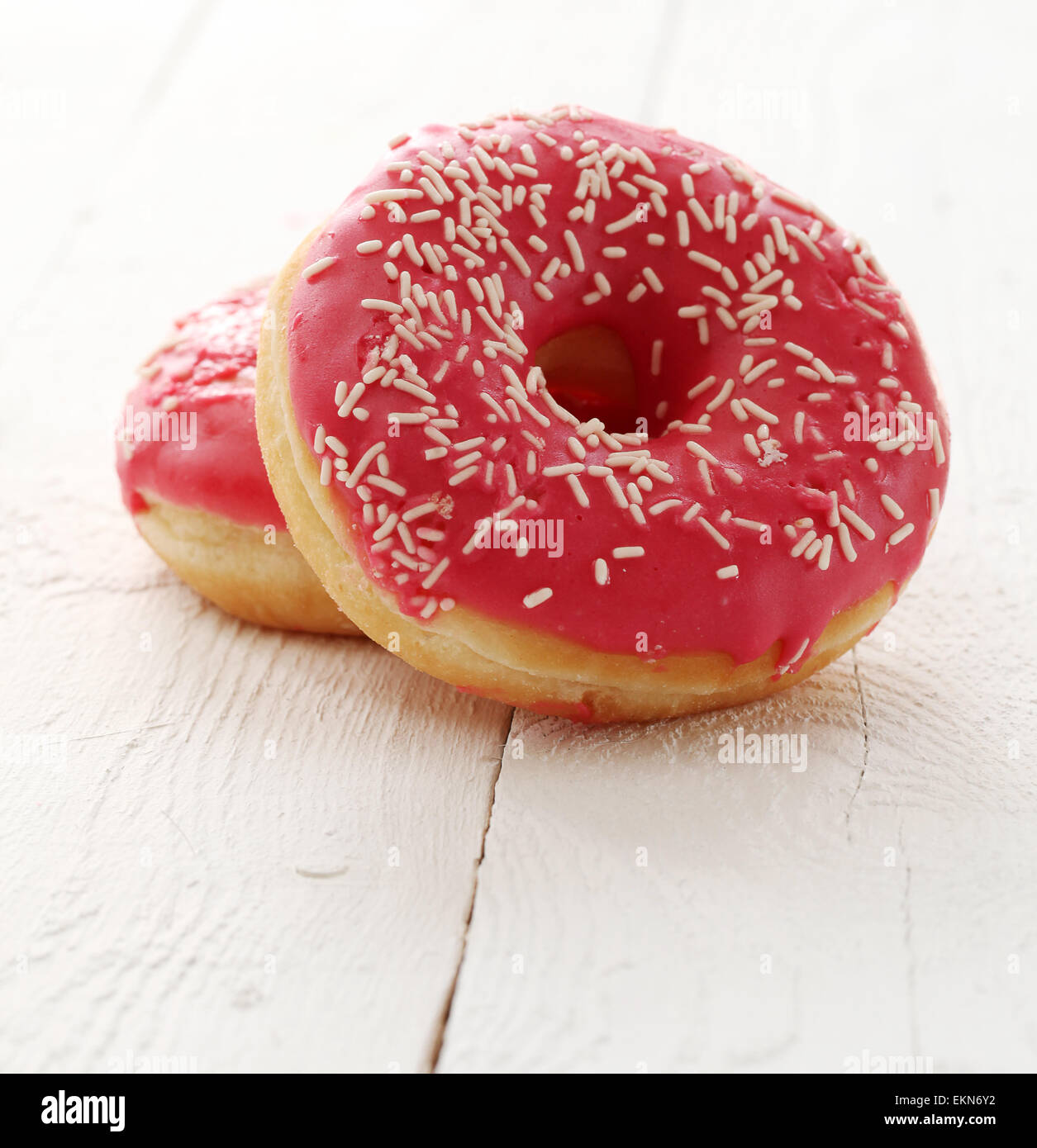 Fresh tasty donuts with glaze Stock Photo - Alamy