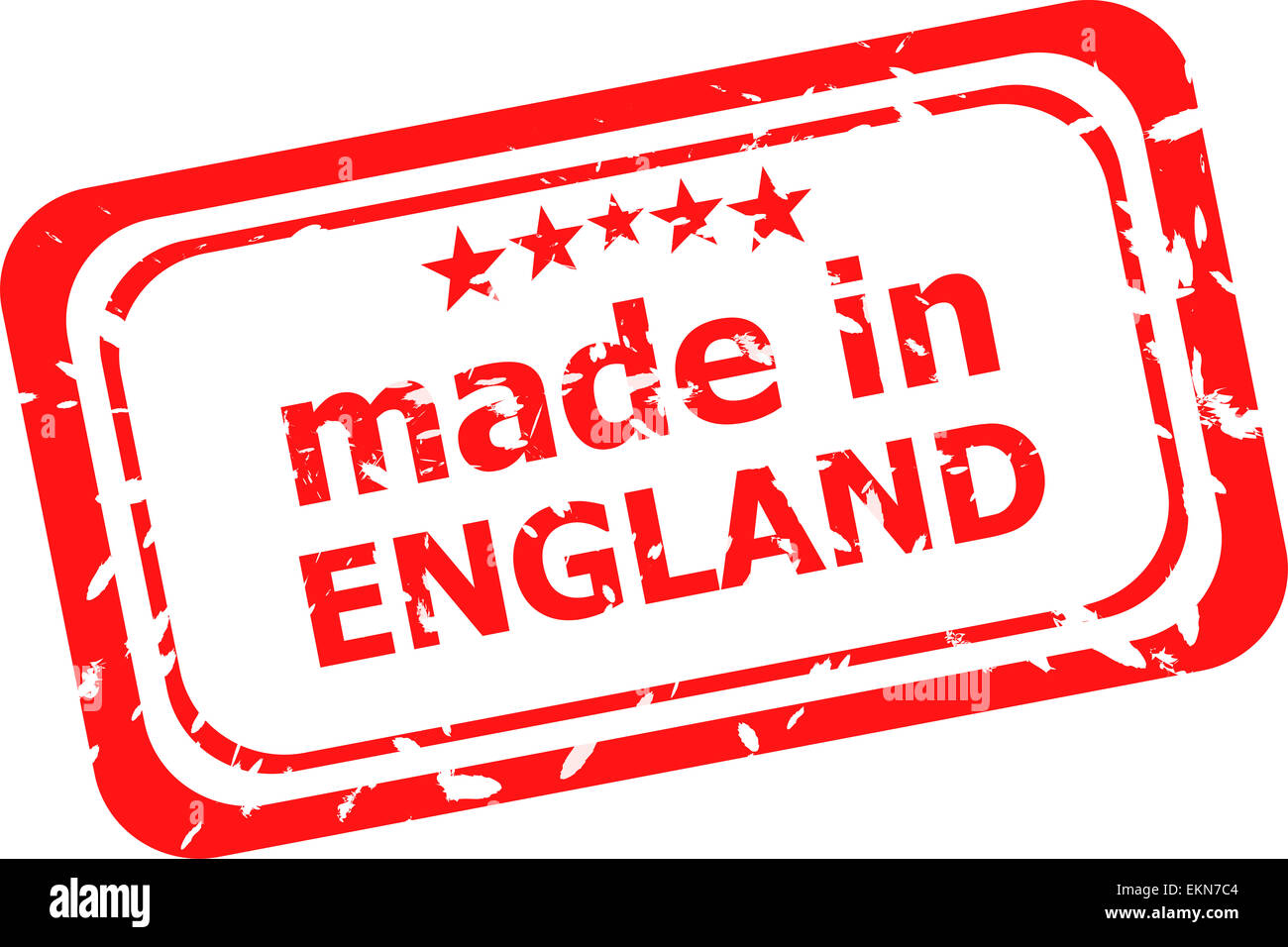 Red rubber stamp of made in england Stock Photo Alamy