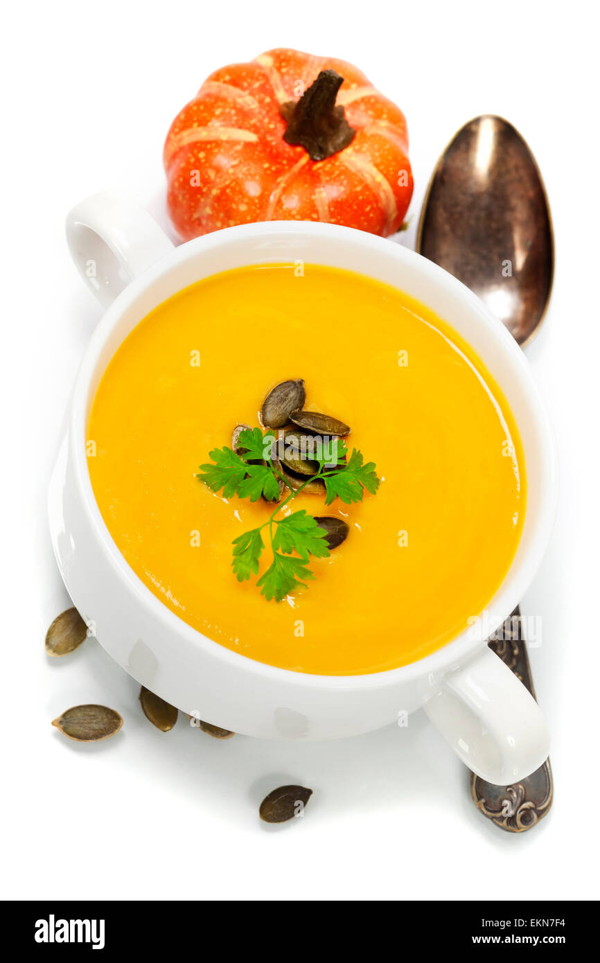 Traditional Pumpkin soup Stock Photo Alamy