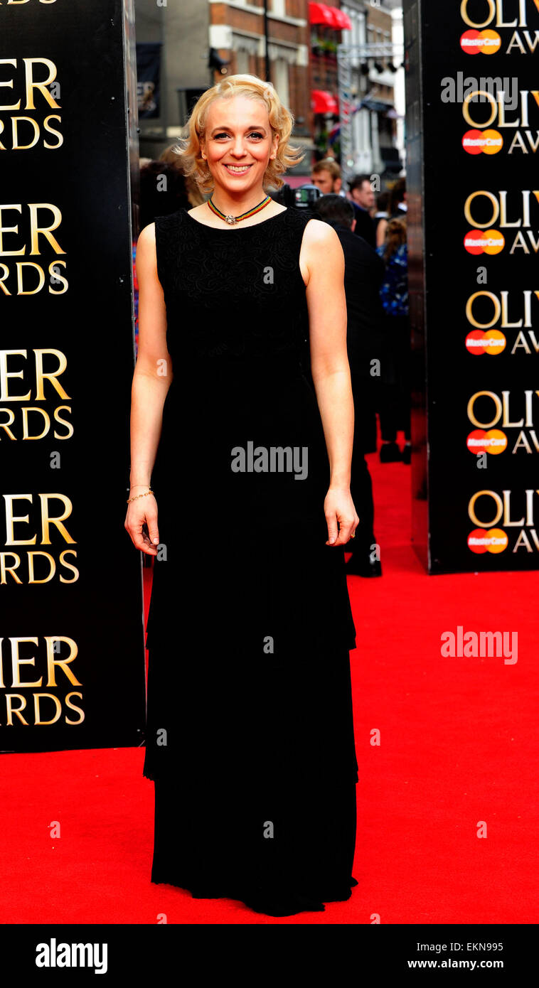 London, UK. 12th Apr, 2015. Amanda Abbington  attend the Olivier Awards 2015 at The Royal Opera House Covent Garden  London 12th April 2015 Credit:  Peter Phillips/Alamy Live News Stock Photo