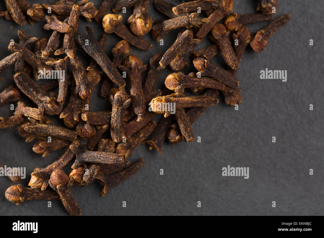 Cloves spice macro closeup on black Stock Photo Alamy