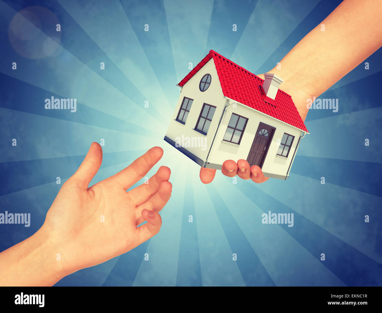 Settlement of estates Stock Photo Alamy