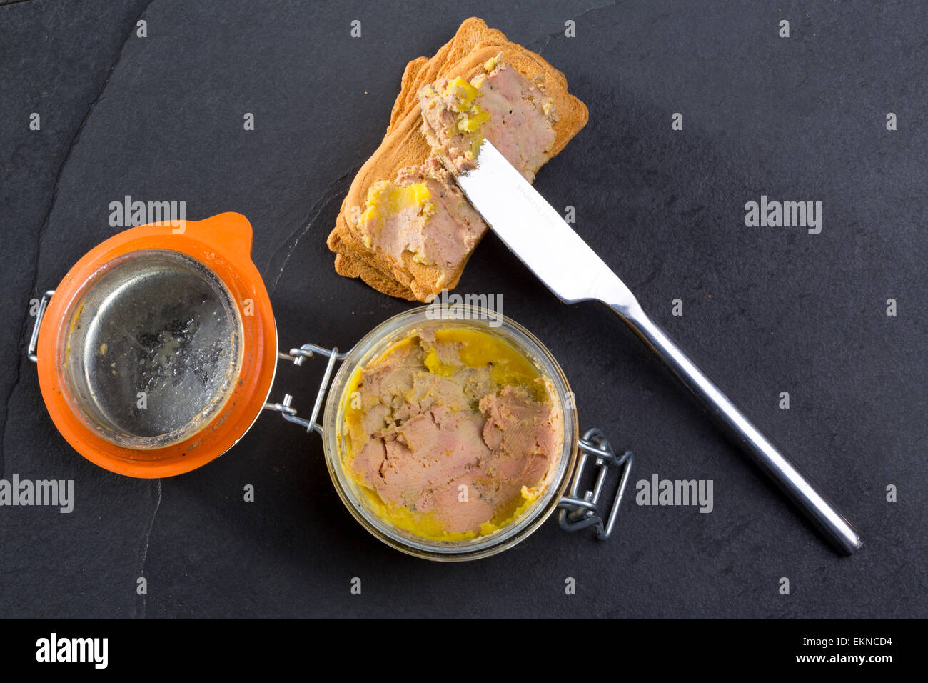 Canard Foie gras Pate made of the liver of a duck Stock Photo Alamy