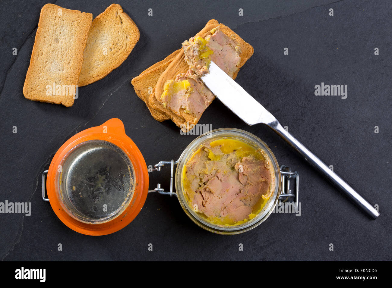Canard Foie gras Pate made of the liver of a duck Stock Photo Alamy