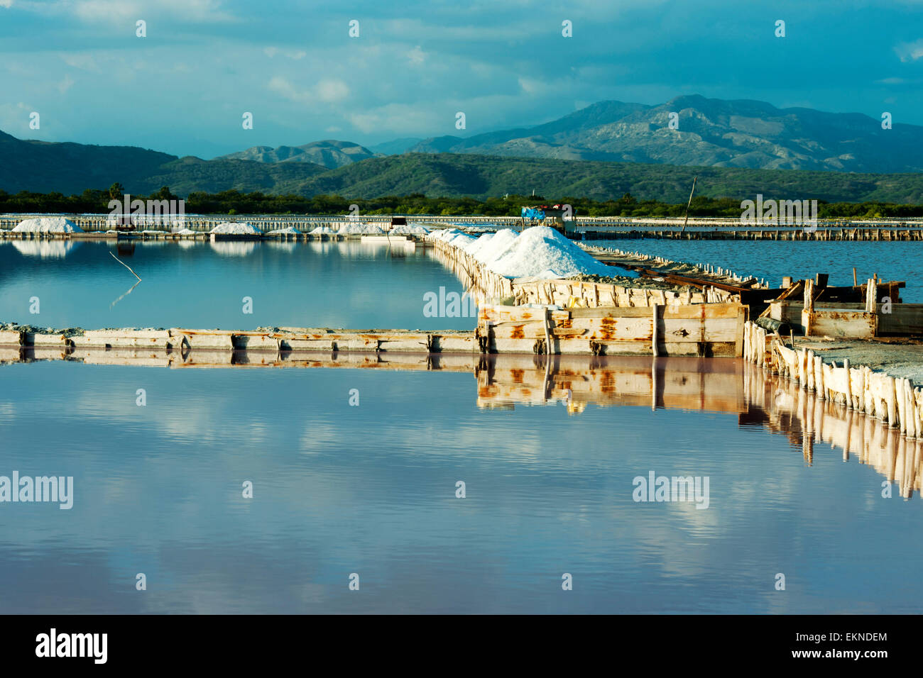 Dominikanische Republik, Südwesten, Bani, Los Salinas Stock Photo