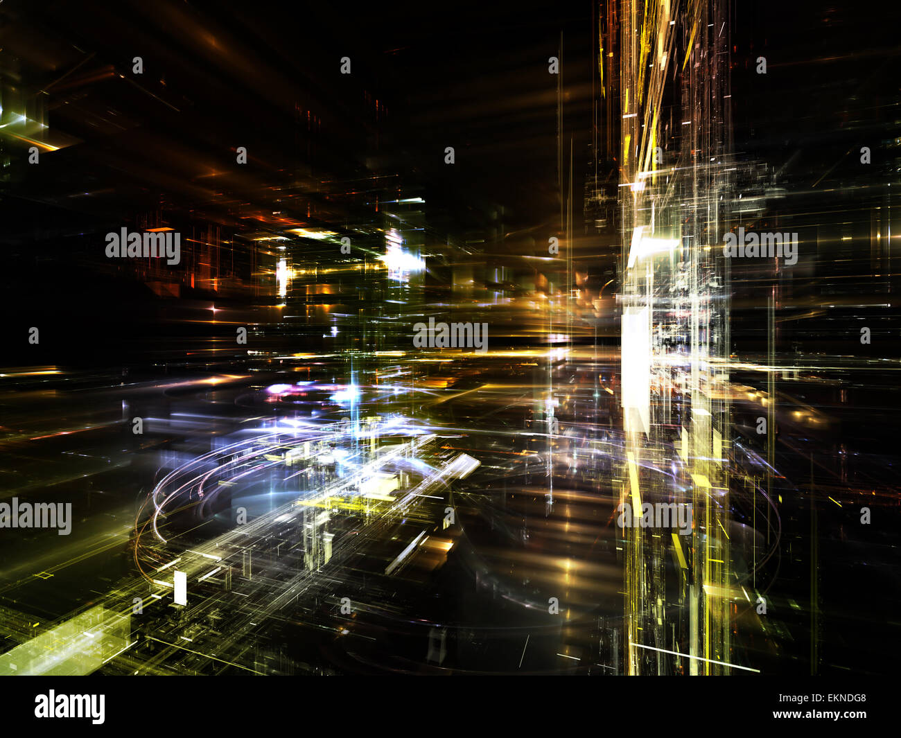 Lights of Urban Abstraction Stock Photo Alamy