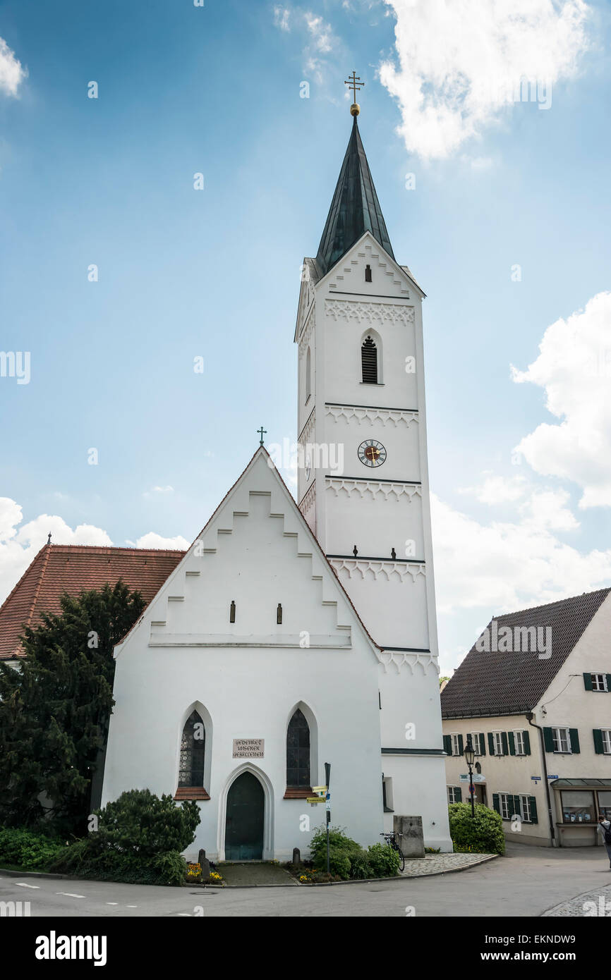 Bavarian St. Leonhard church Stock Photo