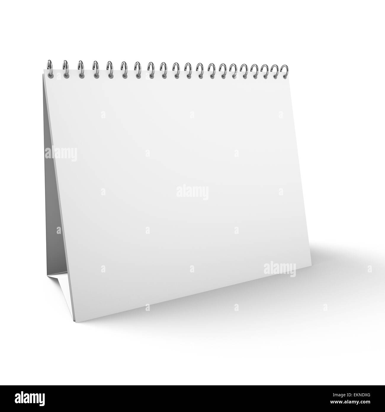 Blank Desktop Calendar Stock Photo - Alamy