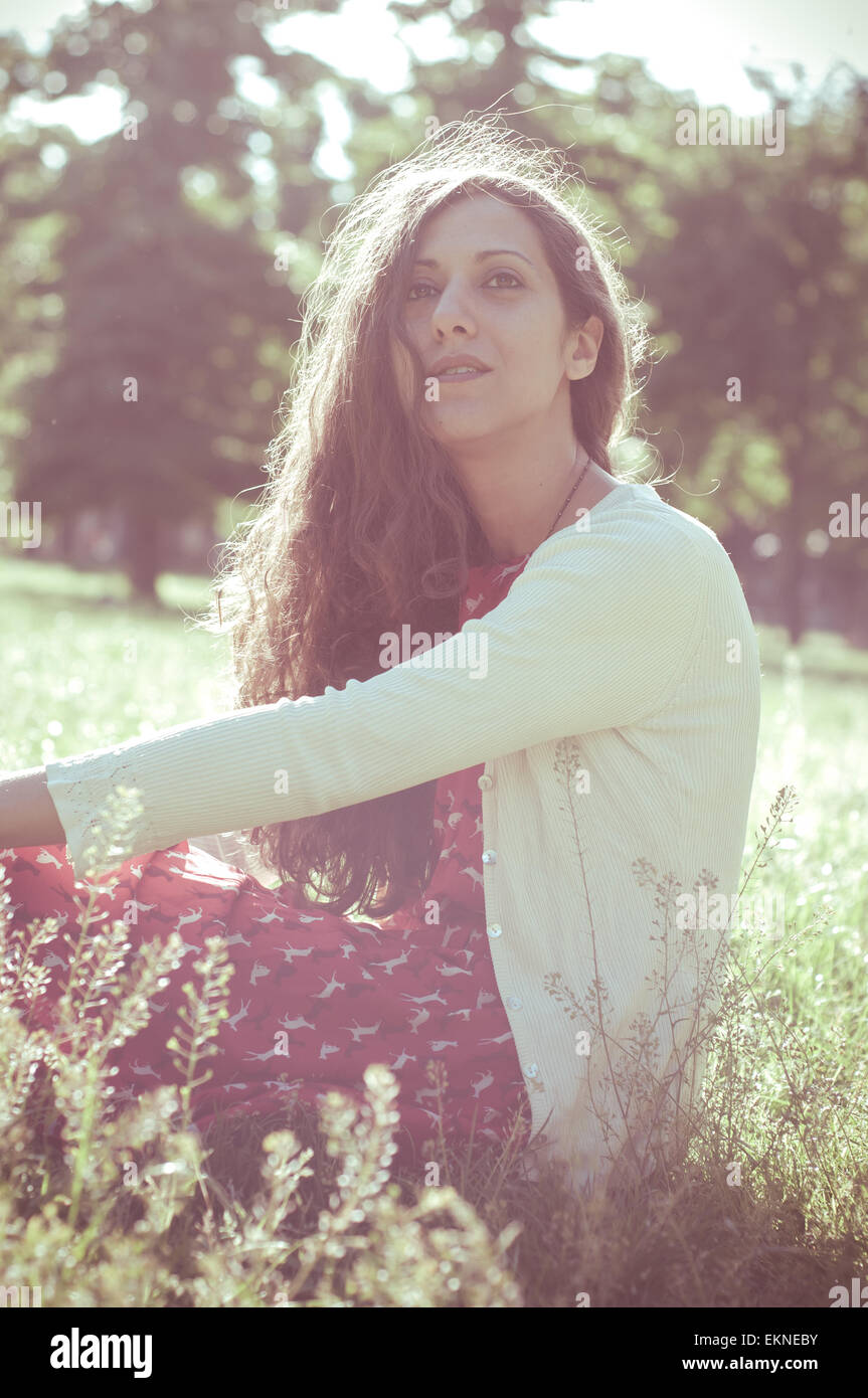 Vintage woman hi-res stock photography and images - Alamy