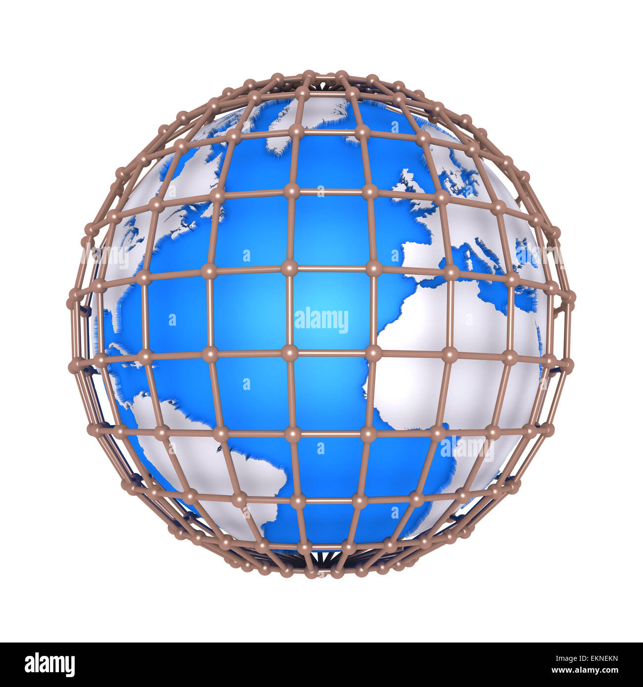 The earth is imprisoned Stock Photo