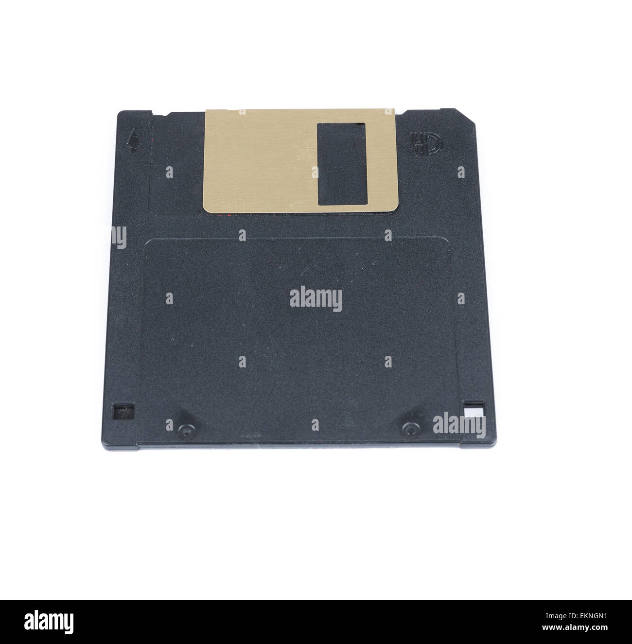 Black Floppy Disc Isolated on white Stock Photo Alamy