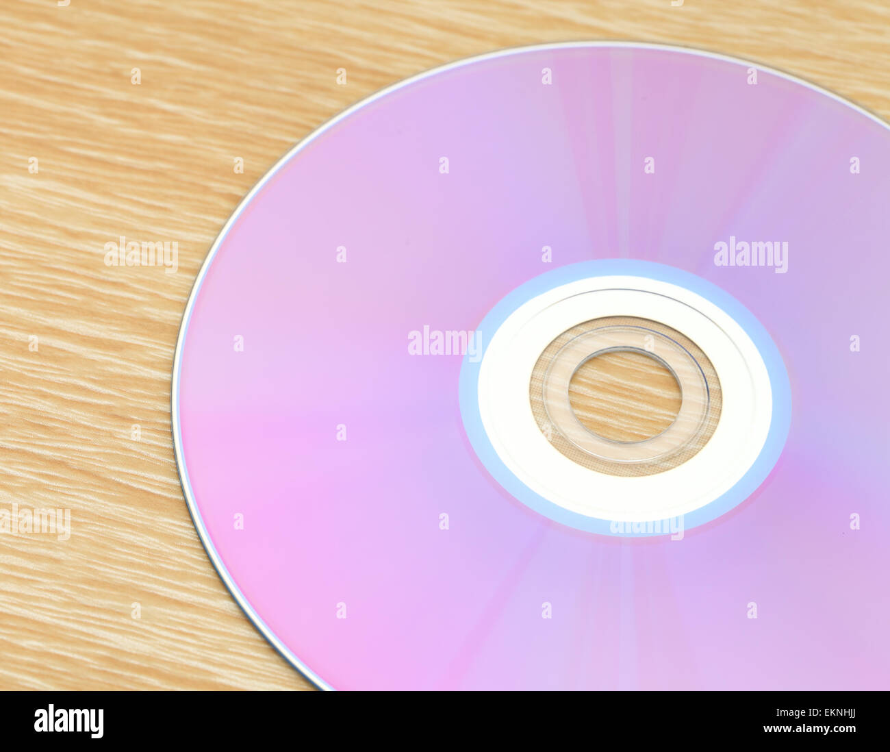 CD on table Stock Photo