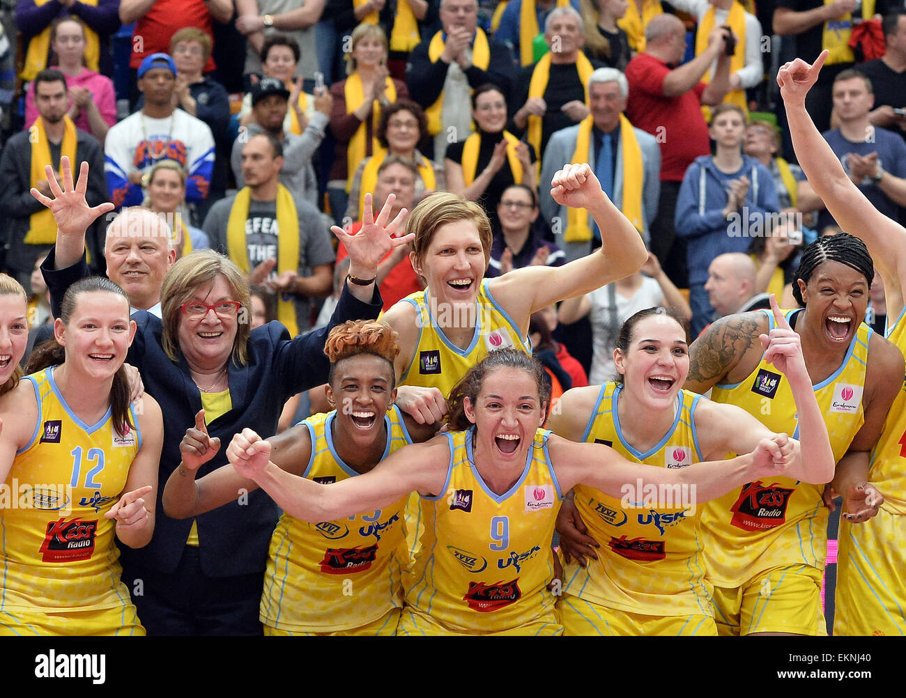 European Women's Basketball League, final match USK Praha vs