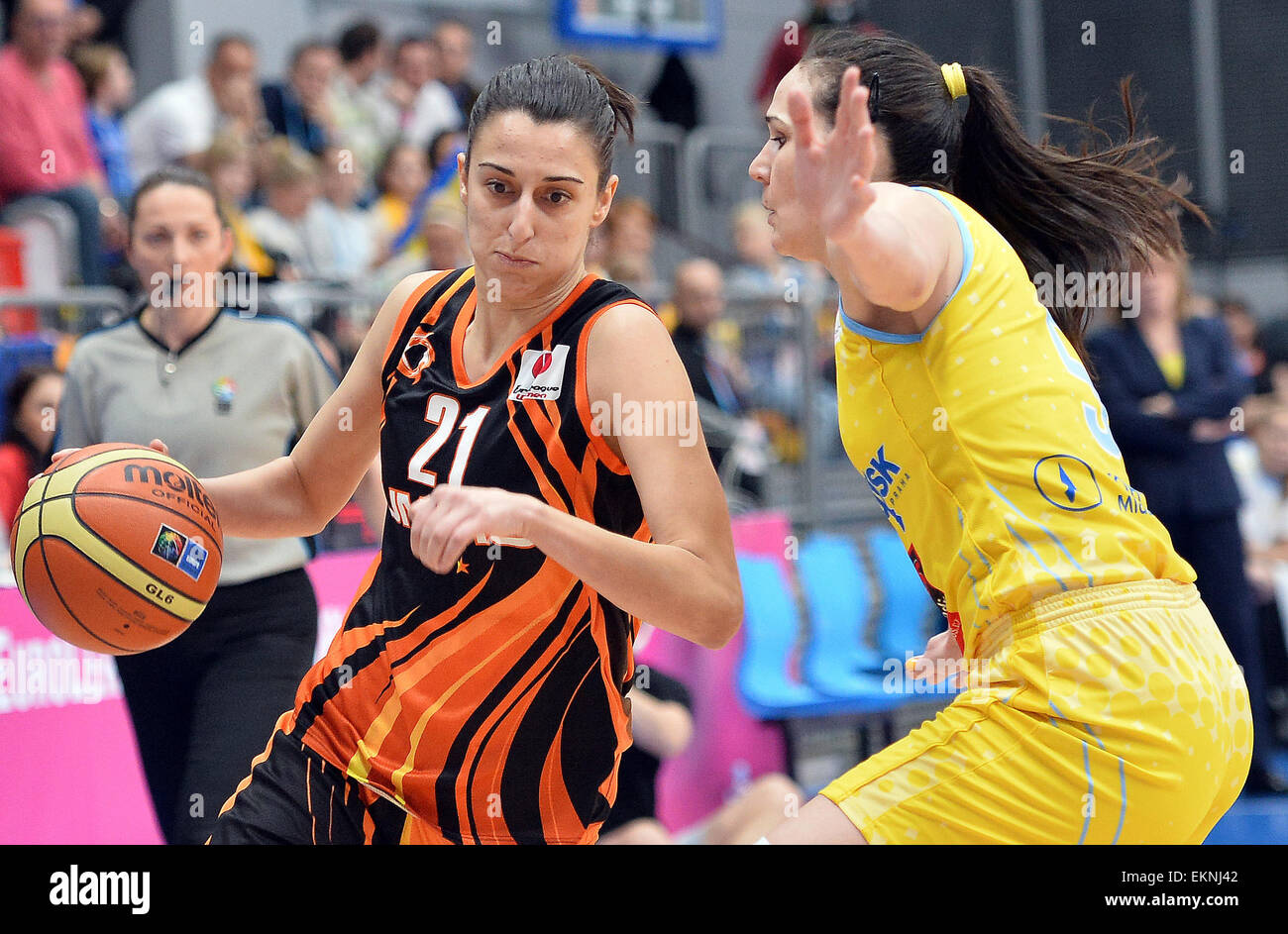 European Women's Basketball League, final match USK Praha vs