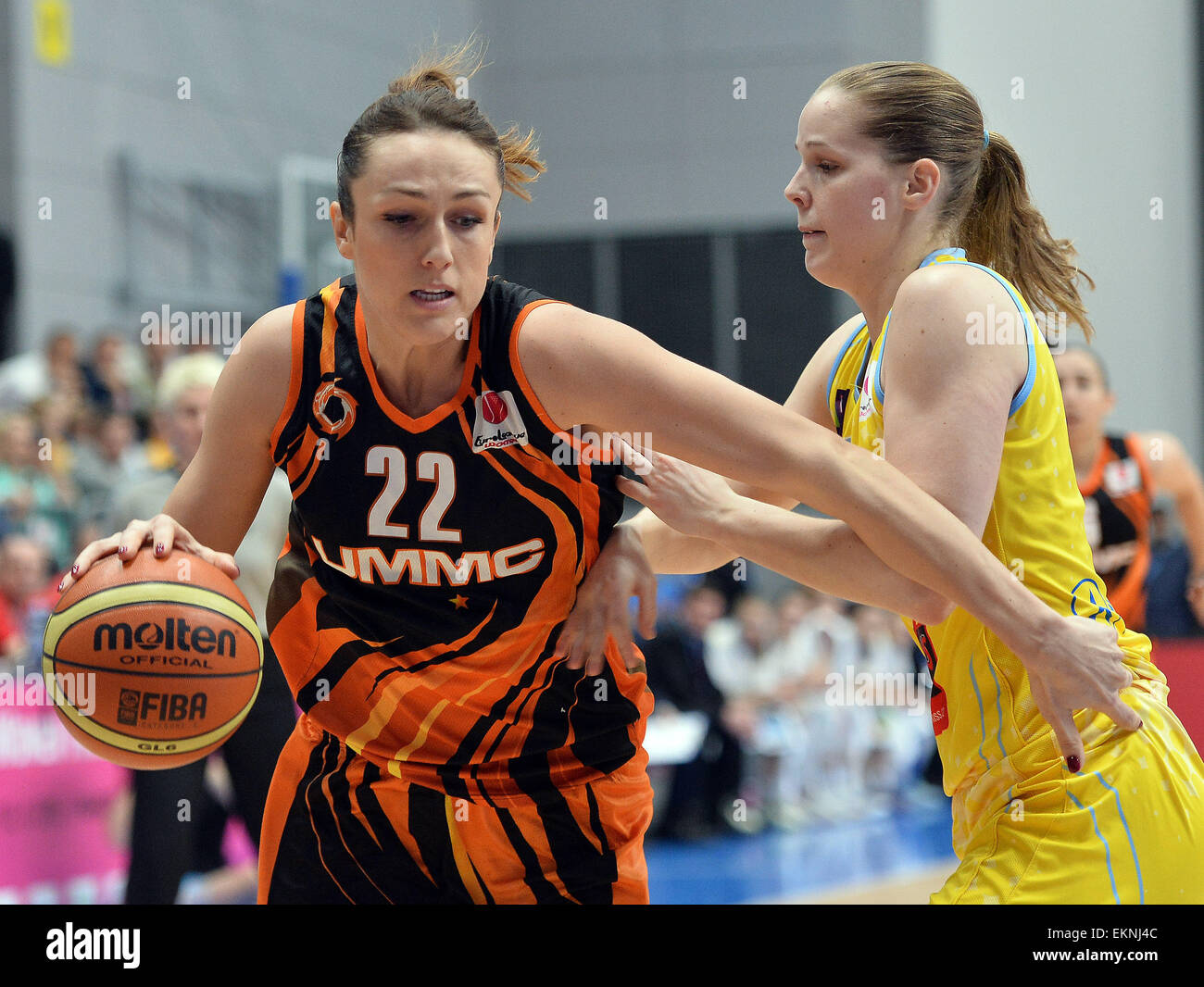 European Women's Basketball League, final match USK Praha vs Stock Photo -  Alamy