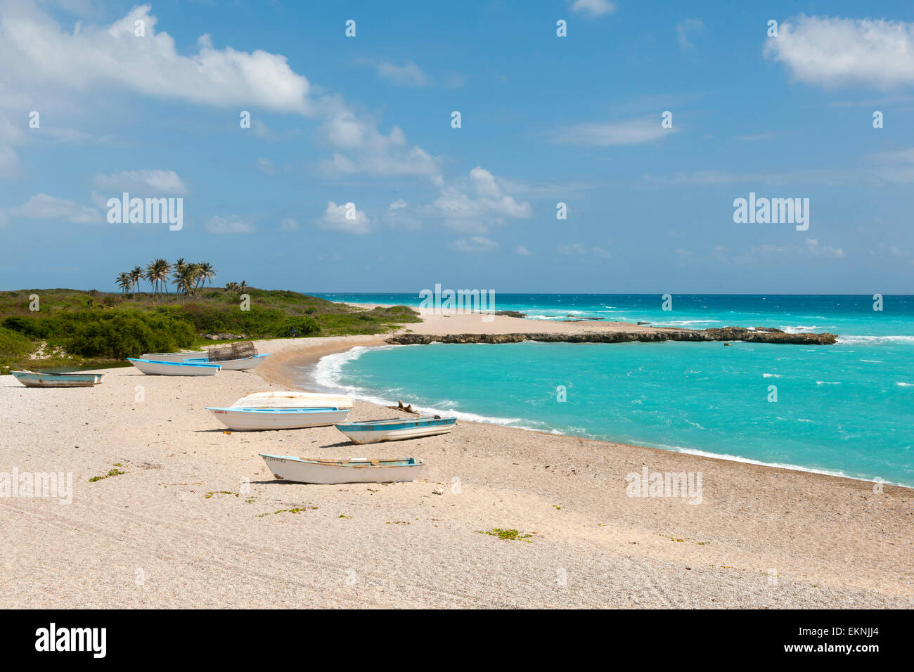 Dominikanische Republik, Südwesten, Halbinsel Baoruco, Strand beim Dorf ...