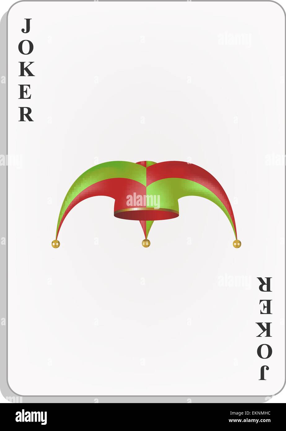 Playing card with joker hat Stock Vector Image & Art Alamy