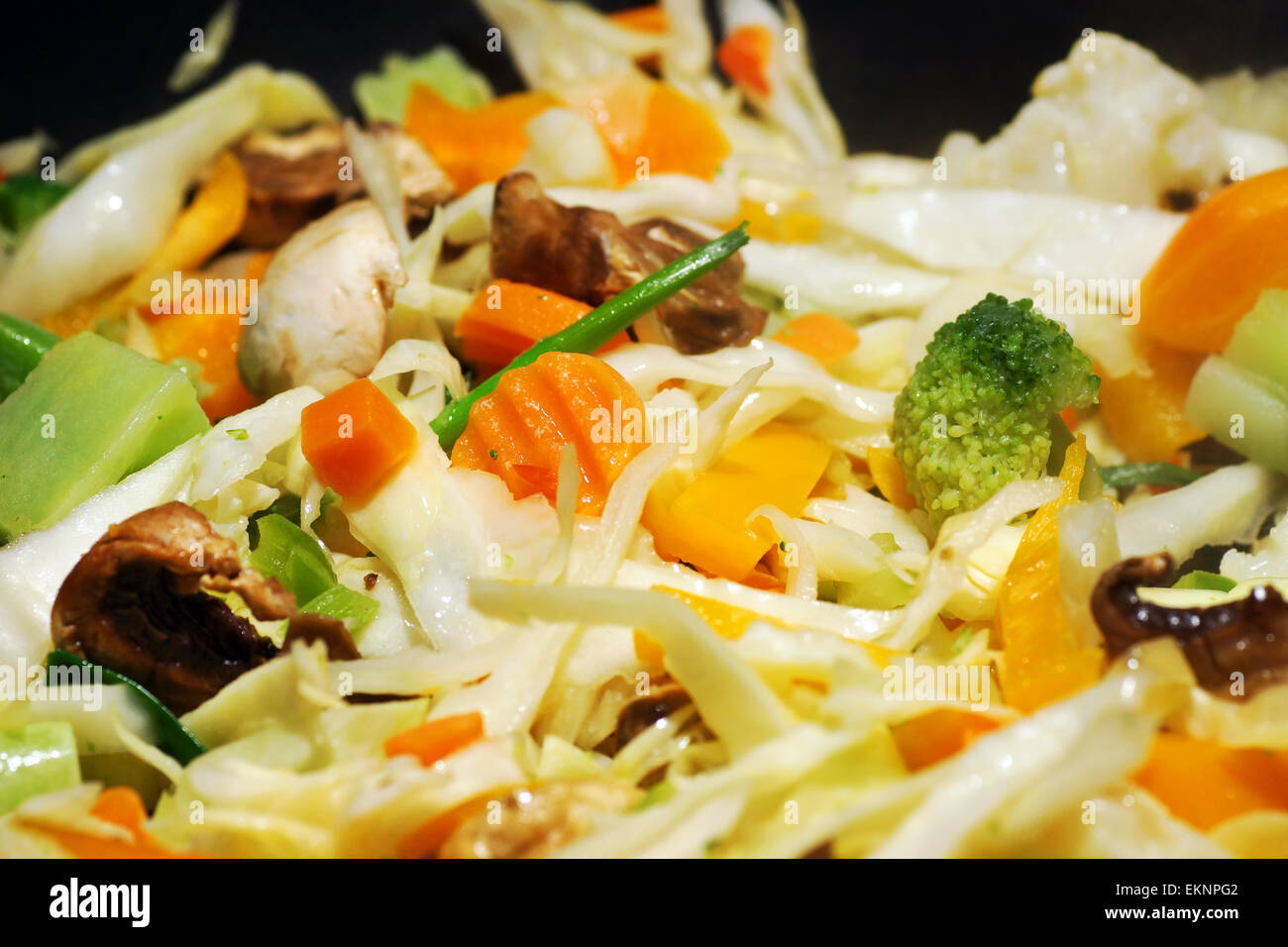 Vegetable stir fry Stock Photo - Alamy