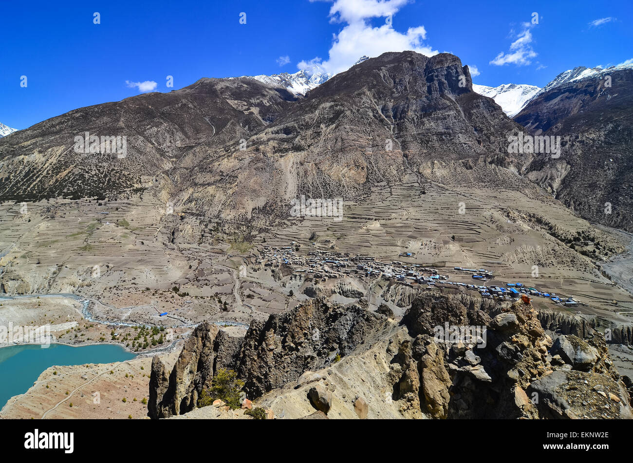 Nepal village himalayas hi-res stock photography and images - Alamy