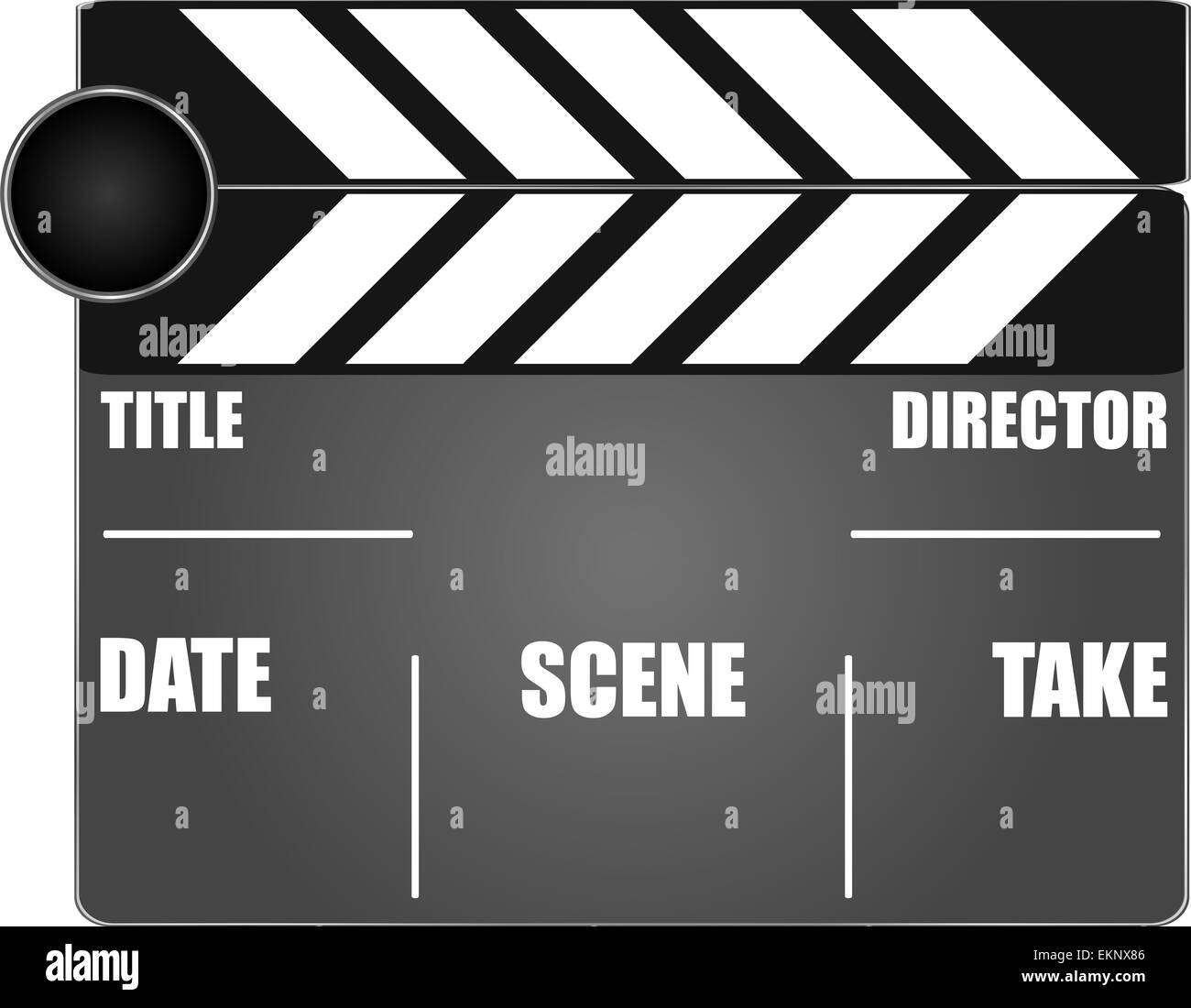 movie clapper board Stock Photo Alamy