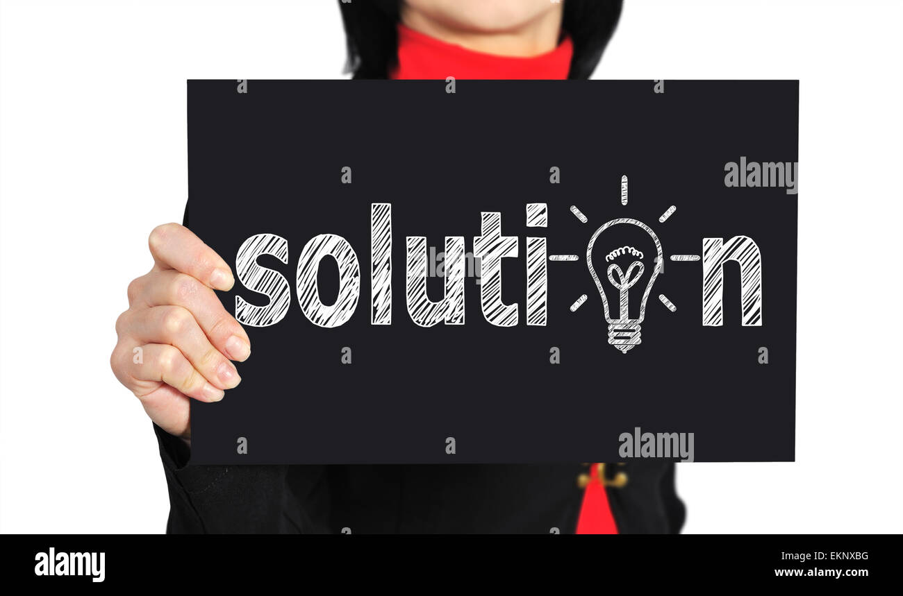 solution symbol Stock Photo - Alamy