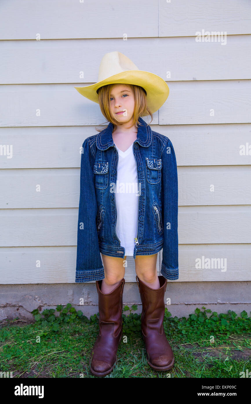 Cowgirl style boots hi-res stock 