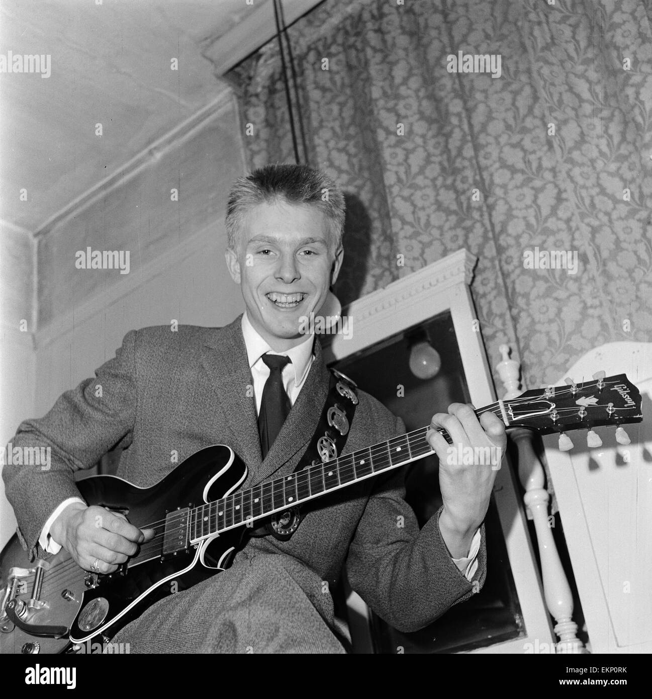 Singer Joe Brown at 'Idols on parade' show at the Hippodrome, Manchester. 16th November 1960. Stock Photo