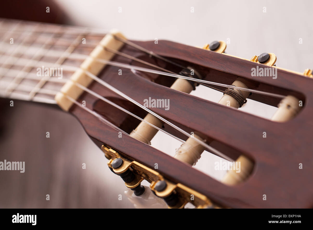 Closeup image of guitar fingerboard Stock Photo Alamy