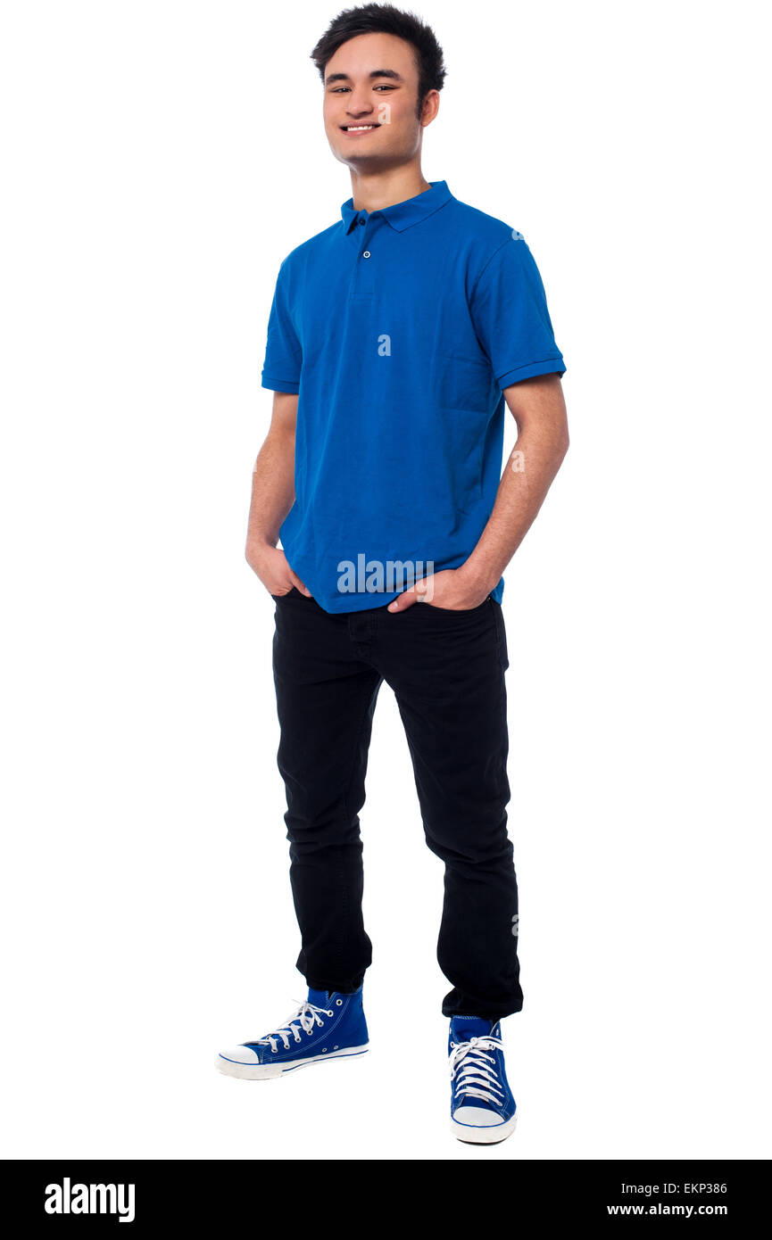Trendy young smart guy Stock Photo Alamy